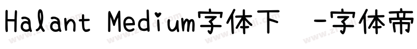 Halant Medium字体下载字体转换